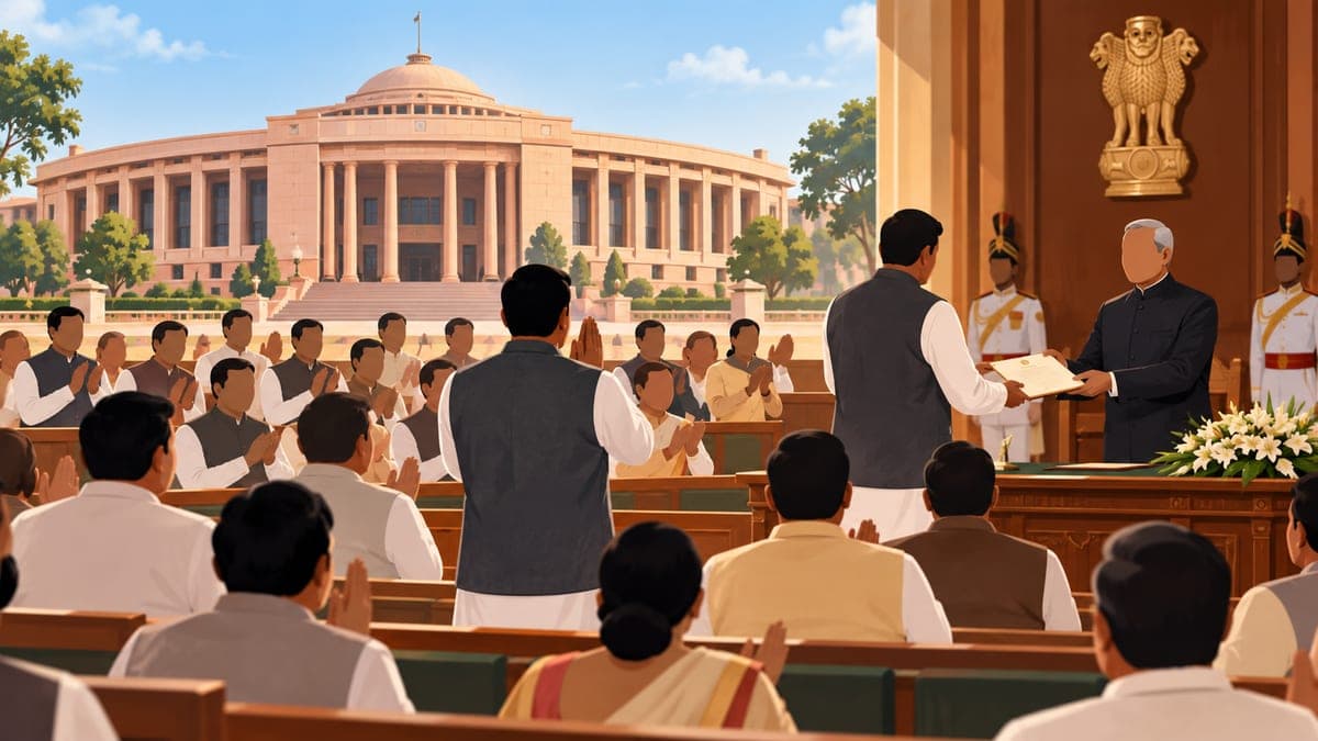 Illustration for the guide: How a Chief Minister is chosen: what the Constitution says and what Governors do